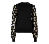 Apricot Pull-over noir / argent, Taille XL