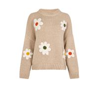 Apricot Pull-over noisette / jaune / vert / blanc, Taille L