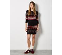 Apricot Robe beige / bordeaux / noir, Taille 38