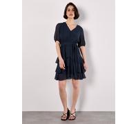 Apricot Robe bleu marine / argent, Taille 34