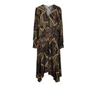 Apricot Robe bleu marine / marron / kaki, Taille 42