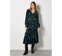 Apricot Robe bleu marine / vert gazon / vert pastel / noir, Taille 40