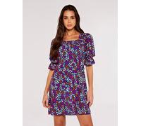 Apricot Robe 'Ditsy Milkmaid' bleu / mélange de couleurs, Taille 42