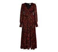 Apricot Robe jaune / bourgogne / noir, Taille 34