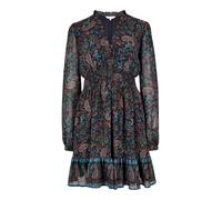 Apricot Robe marine / marron / émeraude, Taille 42