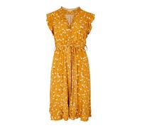 Apricot Robe marron / moutarde / blanc, Taille 34