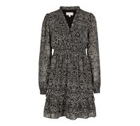 Apricot Apricot Black Paisley Print Ruffle Detail Dress Black EU 44 (UK 16)