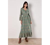Apricot Robe or / vert, Taille 38