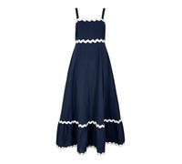 Apricot Robe 'Ric Rac Trim' bleu marine / blanc, Taille 36