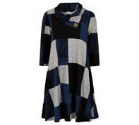 Apricot Robe turquoise / gris / noir, Taille 34