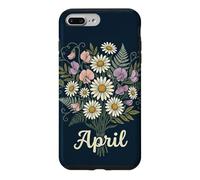 April Birth Flower Daisy & Sweet Pea Birthday Coque pour iPhone 7 Plus/8 Plus