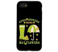April Showers Bring May Flowers & Rubber Boots for Gardener Coque pour iPhone SE (2020) / 7/8