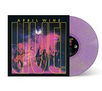 April Wine - Live! - Purple With Yellow Specs Vinyl 180G [VINYL] [Vinyl LP]