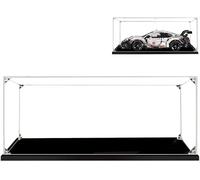 APRILA Boîte Vitrine Acrylique Compatible avec 42096 Technic Porsche 911 RSR, Amélioré Présentoir Boîte Anti-Poussière Display Case Transparent Boîte d'affichage, 63 x 20 x 20cm