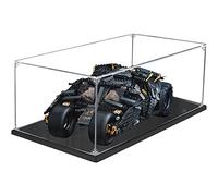 APRILA Boîte Vitrine Acrylique Compatible avec Lego Tumbler, Amélioré Présentoir Boîte Anti-Poussière Display Case Transparent, Noir, 50 x 30 x 20cm