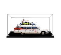 APRILA Vitrine en acrylique pour 10274 Ghostbusters Ecto-1 - Étanche à la poussière - Boîte de rangement transparente pour modèles d'objets de collection - 55 x 25 x 25 cm (vitrine uniquement)