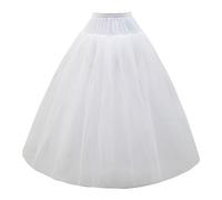 Aprildress A-line Hoopless Petticoat crinoline Underkirt Slips for Wedding Dress PPT026