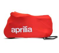 APRILIA OEM Premium Indoor Motorcycle Cover for RSV4 and RS660 Polyester Construction with Elastic Lower Lip, No Scratch High Loop Inner Liner, an Official Accessory 607590M (Red)