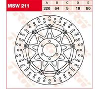 Aprilia RSV4 1000 RF ABS 2015 Disque De Frein Flottant Ronde TRW MSW211