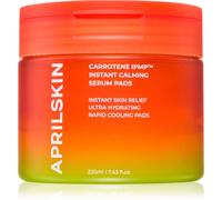 APRILSKIN Carrotene IPMP Instant Calming Serum Pads disques nettoyants avec effets apaisants 80 pcs
