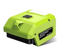 Aprilsunnyzone Adaptateur de batterie compact avec lampe de travail LED pour OP4030 et autres modèles