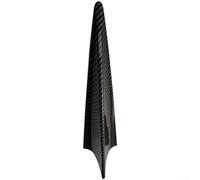Aprilsunnyzone Aileron de toit de voiture en fibre de carbone ABS noir aérodynamique accessoire extérieur léger ajustement 27,5 x 6,6 x 3,5 cm aspect sportif résistant aux intempéries (fibre de