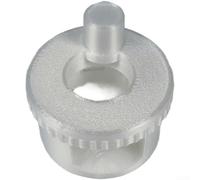 Aprilsunnyzone Aimant rotatif à double extrémité œil de chat pour nail art avec boule en acier pour soutenir les champs magnétiques de vernis gel (blanc)