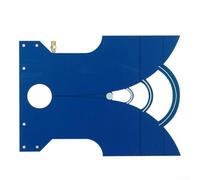 Aprilsunnyzone Antenne UWB compacte pour 420 MHz à 10 GHz avec design PCB léger et connecteur femelle pour intégration dans les appareils de bureau