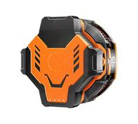 Aprilsunnyzone Appareil de refroidissement pour téléphone avec fixation magnétique, cellule rechargeable 2000 mAh, affichage LED de l'état de la batterie et sortie 15 W