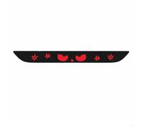 Aprilsunnyzone Autocollant pour fenêtre de voiture avec motif œil de diable et traitement en fibre de carbone (colère)