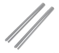 Aprilsunnyzone Barre de calandre de couleur pour BMW E60 E65 E66 Bandes de garniture avant de voiture, enveloppe en V, inserts de calandre, inserts de bandes de grille avant (gris)