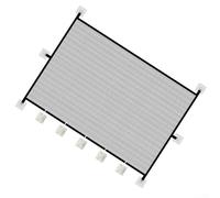 Aprilsunnyzone Barrière pliable anti-perçage pour chats et chiens - Barrière en maille avec système de fixation à crochet - Portable - Pas d'installation - Pour la maison, l'appartement et l'extérieur