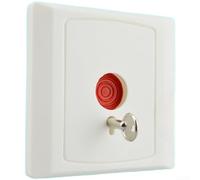 Aprilsunnyzone Bouton de notification 220 V avec signal sonore et flash visuel pour salle de bain pour toilettes écoles (A)
