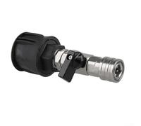 Aprilsunnyzone Buse réglable en laiton pour nettoyeur haute pression avec système de connexion rapide pour utilisation de tuyau d'eau résidentiel et camping-car (14 valves métalliques)