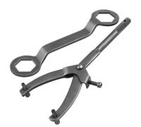 Aprilsunnyzone Clé de type Y 39-41 mm à double tête - Outil de démontage de poulie pour moto, scooter, véhicule électrique - Entretien de l'embrayage et démontage d'écrous hexagonaux