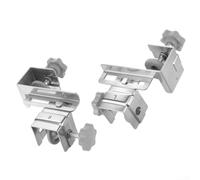 Aprilsunnyzone Clip de quincaillerie pour panneaux de tiroir d'armoire avec construction en acier inoxydable et design optimisé pour un processus d'installation efficace