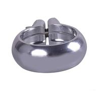 Aprilsunnyzone Collier de serrage en alliage d'aluminium pour cadre de vélo d'équilibre prenant en charge les diamètres intérieurs de tige de selle de 22,2 mm et 25,4 mm et alignement OD (argenté 22,2