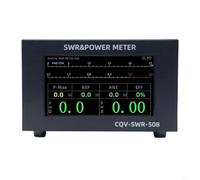 Aprilsunnyzone Compteur de puissance numérique SWR, CQV-SWR-508 1,8-54 MHz SWR Power Meter 200 W avec écran LCD, fonctionnement fiable dans diverses conditions RF