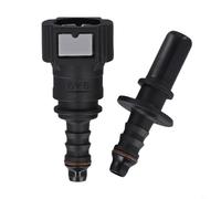 Aprilsunnyzone Connecteur de tuyau de carburant à connexion rapide 9 49 ID6 droit avec bouton de verrouillage pour des connexions et déconnexions sécurisées de conduite de carburant et de gaz