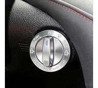 Aprilsunnyzone Coque de protection pour bouton de démarrage sans clé - En acier inoxydable - Pour modification intérieure - Argenté