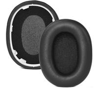 Aprilsunnyzone Coussinets de rechange pour Sony WH-1000XM5 en cuir protéiné et peau de mouton pelucheuse pour une utilisation à long terme (noir 27 B28)