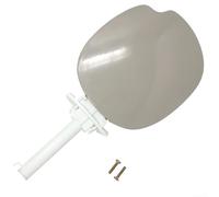 Aprilsunnyzone Couvercle d'ouverture de remplissage de carburant pour Renault pour Clio MK2 1998-2005 Remplace la pièce 7700836756 Assemblage plastique (blanc)