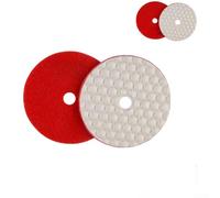 Aprilsunnyzone Disque de polissage diamant sec humide pour marbre granit (D) 7,6 cm 10,2 cm