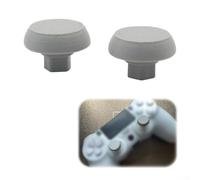 Aprilsunnyzone Ensemble analogique pour PS4 DualShock4 conçu pour un ajustement direct et une résistance de contact stable, gamme de mouvement complète (gris)