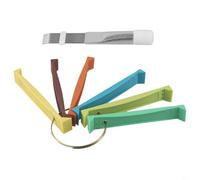 Aprilsunnyzone Ensemble d'outils d'entretien pour climatiseur, peigne lisseur à ailettes de radiateur avec brosse de nettoyage pour entretien du condensateur d'évaporateur AC