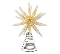 Aprilsunnyzone Étoile de mer en résine avec mécanisme à ressort pour arbre dynamique, et décorations de table de Noël attrayantes pour une atmosphère festive