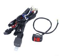 Aprilsunnyzone Faisceau de câblage de phare 12 V 24 V avec fusible relais et interrupteur pour barre lumineuse LED allumée pour voiture moto feux de travail (24 V)