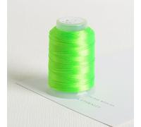 Aprilsunnyzone Fil à broder au point de croix pour loisirs créatifs - 350 m - Vert fluo 12