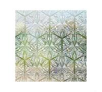 Aprilsunnyzone Film visuel pour vitrail avec dos autocollant pour applications sur verre nécessitant une défense UV et pour l'intimité (60 cm x 100 cm)