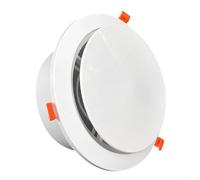 Aprilsunnyzone Grille de ventilation circulaire avec filtre : flux d'air efficace pour plafond (Φ200)